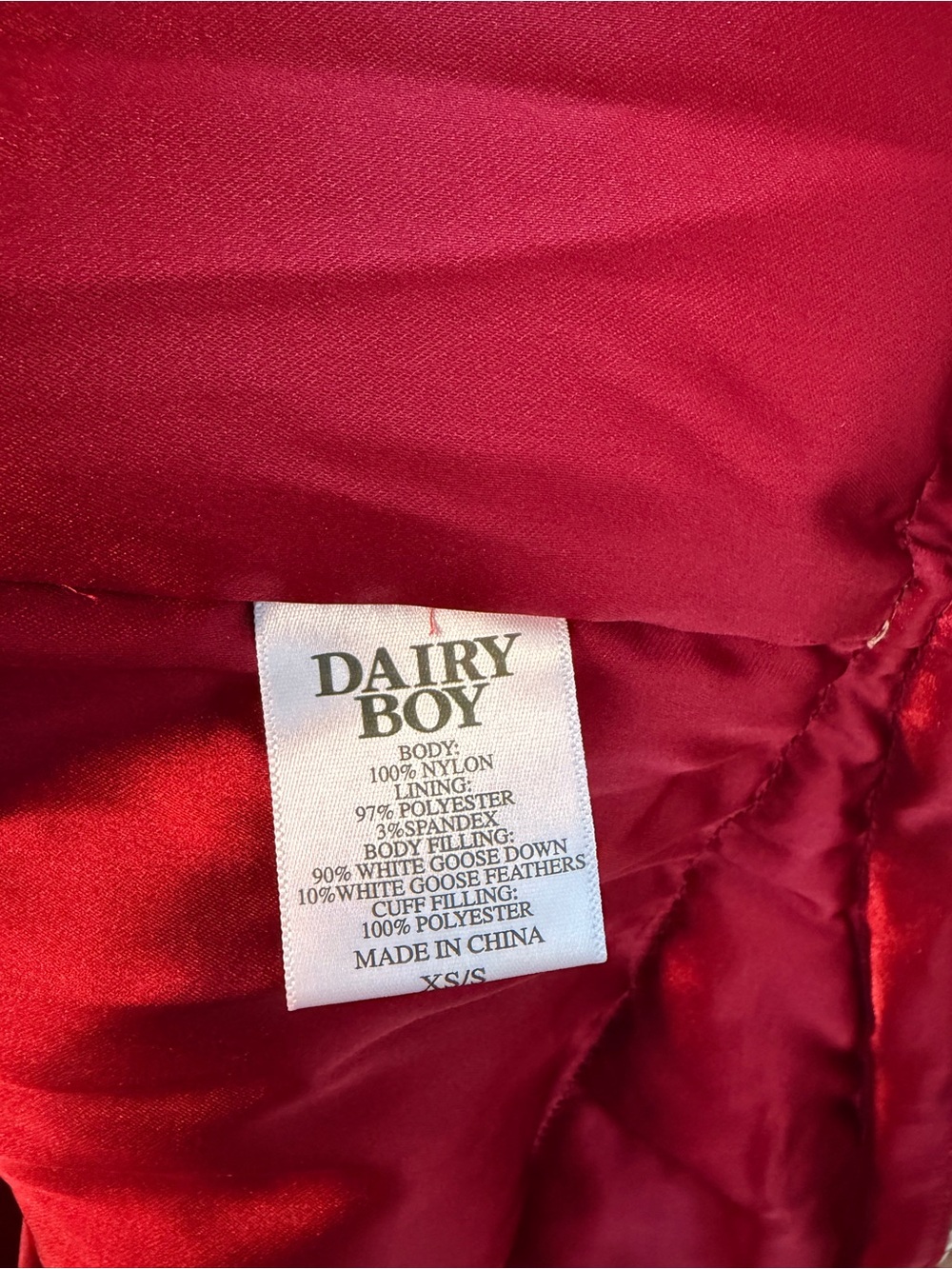 Dairy Boy Mountain Puffer Horse Country Tan Size XS/S RARE - Picture 8 of 8